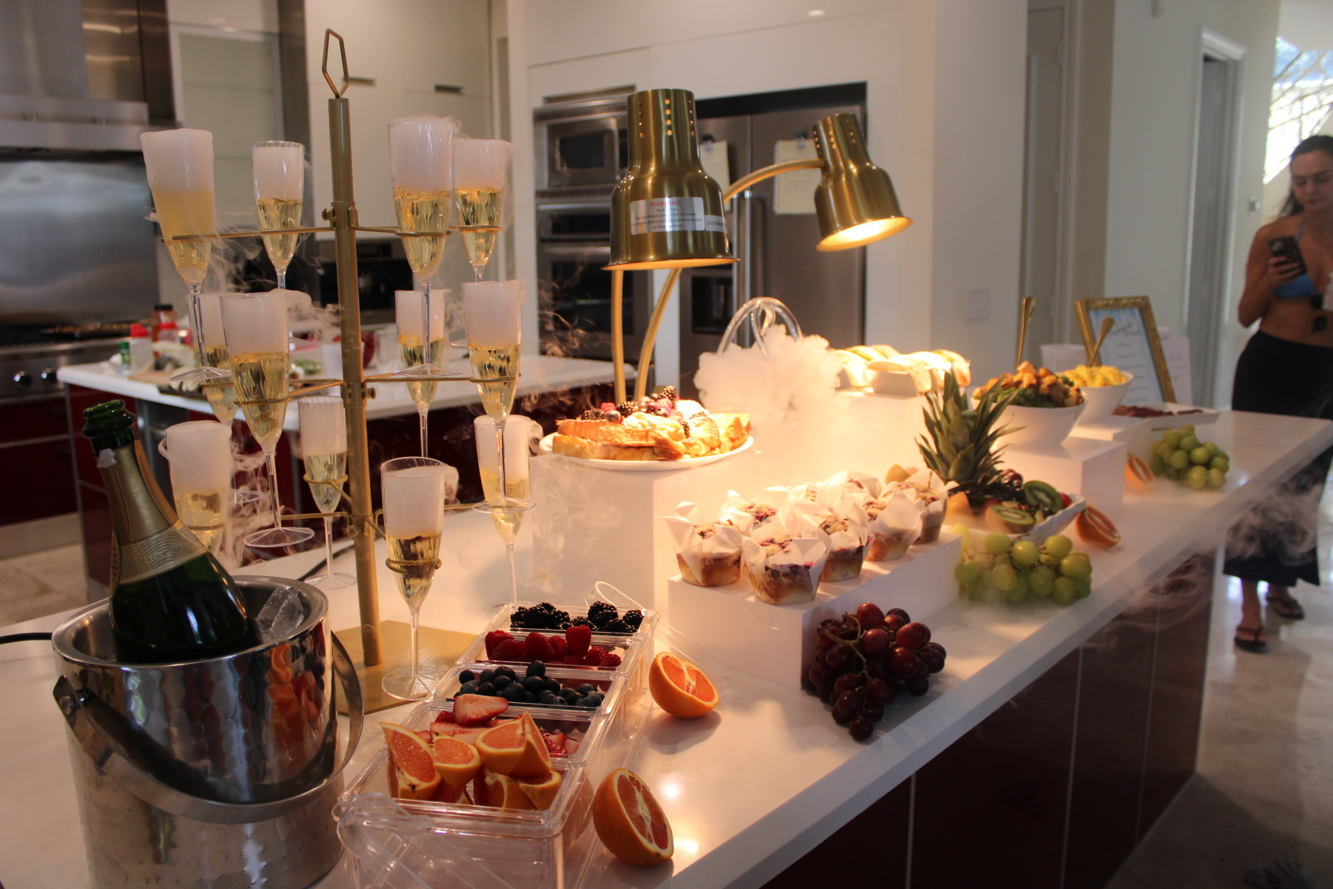 Champagne spread